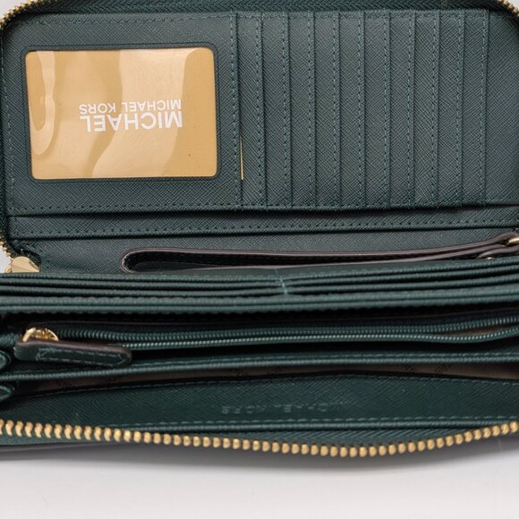Jet Set Travel Large Continental Wristlet - forest green - Picture 3 of 3